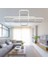 TT324-BY Tt Aydınlatma 57 x 17 Profil Mat Beyaz 3 Lü Plofonyer LED Avize 3