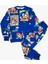 Erkek Çocuk 2 İplikli Full Likralı Kumaş Paw Patrol Karakterli Mavi Uzun Kollu Eşofman Takım 6