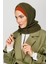 Asker Yeşili Balaclava Triko Başlık 5