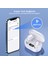 AUT114 Tws Bluetooth Kulaklık A8S - Ekran Göstergeli - Kablosuz - Ios ve Android Uyumlu - Şarj Kutulu - White 2