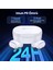 AUT114 Tws Bluetooth Kulaklık A8S - Ekran Göstergeli - Kablosuz - Ios ve Android Uyumlu - Şarj Kutulu - White 5