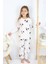 Kız Çocuk Interlok Kumaş Orta Kalınlıkta Pamuklu Pijama Takımı 2