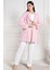 Mecit 6100 Pembe Sabahlıklı Şardonlu Hamile Lohusa Pijama Takımı 1
