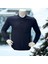 Kışlık Pamuklu Selanik Örgü Uzun Kollu Erkek-Kadın Sweatshirt (Regular Kalıp) 1