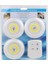 Uzaktan Kumandalı Yapışkanlı Kablosuz Pilli LED 3’lü (4767) - MCT9108-3588 2