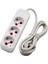 3'lü 3 mt Uzatma Kablo Grup Priz (4767) - MCT9920-7706 1