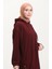 Astana Kumaş Kapüşonlu Tunik Pantolon Ikili Takım 0553-04 Bordo 3