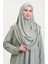 Çantalı Pratik Namaz Elbisesi 1973-11 Çağla Yeşil 4