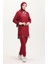 Yarım Boğazlı Tunik Pantolon Ikili Takım 0548-03 Bordo 2