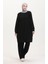 Astana Kumaş Tunik Pantolon Ikili Takım 0551-01 Siyah 2