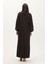 Kolu Lastikli Taşlı Elbise 0547-05 Kahverengi 5