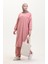 Iki Iplik Tunik Pantolon Ikili Takım 0549-01 Gül Kurusu 1