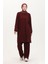 Astana Kumaş Tunik Pantolon Ikili Takım 0551-04 Bordo 1