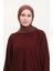 Astana Kumaş Tunik Pantolon Ikili Takım 0551-04 Bordo 3