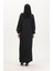 Kolu Lastikli Taşlı Elbise 0547-04 Siyah 5