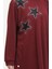 Ecrin Kumaş Baskılı Tunik Pantolon Ikili Takım 0555-04 Bordo 4