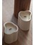 Özel Tasarım Dekoratif Doğal Taş Handmade Home Mum %100 Sowax Vanilya 5