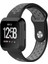 Fit Versa Için Iki Renkli Silikon Saat Kordonu(Turuncu + Gri) (Yurt Dışından) 3