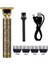 Vintage Görünümlü Güçlü 4 Farklı Başlıklı USB Şarjlı Manuel Tıraş Makinası (4764) 1