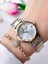 Çelik Kordon ve Deri Kordonlu 30 mt Suya Dayanıklı Kadın Kol Saati 13773X3 2