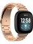 Fitbit Versa 4/sense 2/versa 3/sense Için 3 Boncuklu Paslanmaz Ste Watch Saat Kayışı (Yurt Dışından) 1