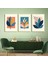 Matisse - Boho - Art Deco - Soyut - Doğa ( 3 Lü Çerçevesiz ) Poster - Afiş - Tablo KR2C01249/ 1
