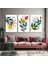 Matisse - Boho - Art Deco - Soyut - Doğa ( 3 Lü Çerçevesiz ) Poster - Afiş - Tablo KR2C01287/ 1