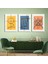 Matisse - Boho - Art Deco - Soyut - Doğa ( 3 Lü Çerçevesiz ) Poster - Afiş - Tablo KR2C01155/ 1