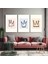 Matisse - Boho - Art Deco - Soyut - Doğa ( 3 Lü Çerçevesiz ) Poster - Afiş - Tablo KR2C01173/ 1