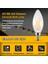 Kısılabilir E12 6W Cob Mum Alev Filament LED Ampul Lamba 10*3.5cm (Yurt Dışından) 5