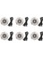 6x Kristal LED Işık Tabanı Çok Renkli Otomatik Yanıp Sönen Kaide Renk Gösterisi Standı Düz Üstlü Işıklı Ekran Plakası (Yurt Dışından) 3