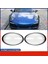 Araba Far Gölge Sol Ön Şeffaf Lens Kapağı 991 911 TARGA/2012-2018 Şeffaf Siyah Kenar (Yurt Dışından) 5