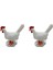 2x Yumurta Lambası Reçine Tavuk Masa Işık 3D LED Tavuk Yumurtlayan Gece Işıkları Yatak Odası Oturma Odası Dekor Için (Yurt Dışından) 1
