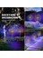Gökkuşağı Tüplü 4 Pcs Güneş Işığı, 120 LED Açık Bahçe Dekoratif Işıklar IP65 Su Geçirmez Dize (Yurt Dışından) 5