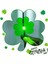 Shamrock Dize Işıkları Yeşilin Günü Irlanda Dekoru 8 Modu 3x3 Metre 200LED Şanslı Peri (Yurt Dışından) 1