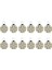 24PCS G4 Puck Işıkları LED Ampuller Yan Pim Tabanı Yuvarlak 5050 12SMD Rv Işık Ev Okuma Işığı, Beyaz (Yurt Dışından) 3