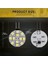 24PCS G4 Puck Işıkları LED Ampuller Yan Pim Tabanı Yuvarlak 5050 12SMD Rv Işık Ev Okuma Işığı, Beyaz (Yurt Dışından) 4