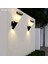 Bahçe Çift Renkli Duvar Lambası LED Solar Açık Su Geçirmez Koridor Gece (Yurt Dışından) 2