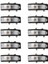 10X Sağ Taraf (Rh) Kanat Ayna Kapı Göstergesi Lens Dönüş Sinyali Işığı 2006-2011 Vios 2008-2013 Için (Yurt Dışından) 1