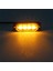 12 Adet 4 LED Amber Kurtarma Strobe Işıklar 12V 24V Turuncu Izgara Arıza Yanıp Sönüyor (Yurt Dışından) 4