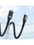 27W Dijital LED Ekranlı USB Type-C To Lightning iPhone iPad Hızlı Şarj ve Data Kablosu 1 Metre 2