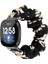 Fit Versa 4 / Sense 2 Için Saç Halkalı Kumaş Saat Bandı (Yurt Dışından) 1
