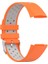 Fitbit Charge 5 Için Çift Renkli Metal Toka Delikli Silikon Saat Kayışı (Yurt Dışından) 2