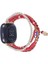 Fit Versa 3 / Sense Için Göz Boncuklu Zincirli Saat Bandı (Yurt Dışından) 1