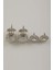 Kadın 2'li Taşlı Silver Küpe E1448AXNS 4