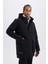Fit Su İtici Regular Fit Kapüşonlu Su Geçirmez Parka C6065AX24WN 4