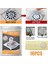 10 Adet Tarzı Mutfak ve Banyo Duş Gideri Kapağı Ağ Sticker Saç Filtresi Lavabo Süzgeci Mutfak Araçları Lavabo Tıkanıklığı Zemin Gideri Deliği (Yurt Dışından) 1