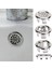 Bir Stil 2 Adet Banyo Lavabo Yuvarlak Halka Taşma Yedek Kapağı Plastik Altın Kaplamalı Tertemiz Aksesuarlar (Yurt Dışından) 3