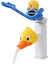 Sarı Stil Çocuklar Için Banyo Musluğu Kolu ve Nozül Uzatıcısı Sprey Geçirmez Uzatma Bataryası Karikatür Silikon Kolu Uzatıcı Lavabo Kolu (Yurt Dışından) 2
