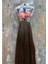 Hair 70CM Dip Uç Bir Açık Kahve(No4) Özbek Saçı ,120GR 200ADET, (100% Gerçek Insan Saçı) 5